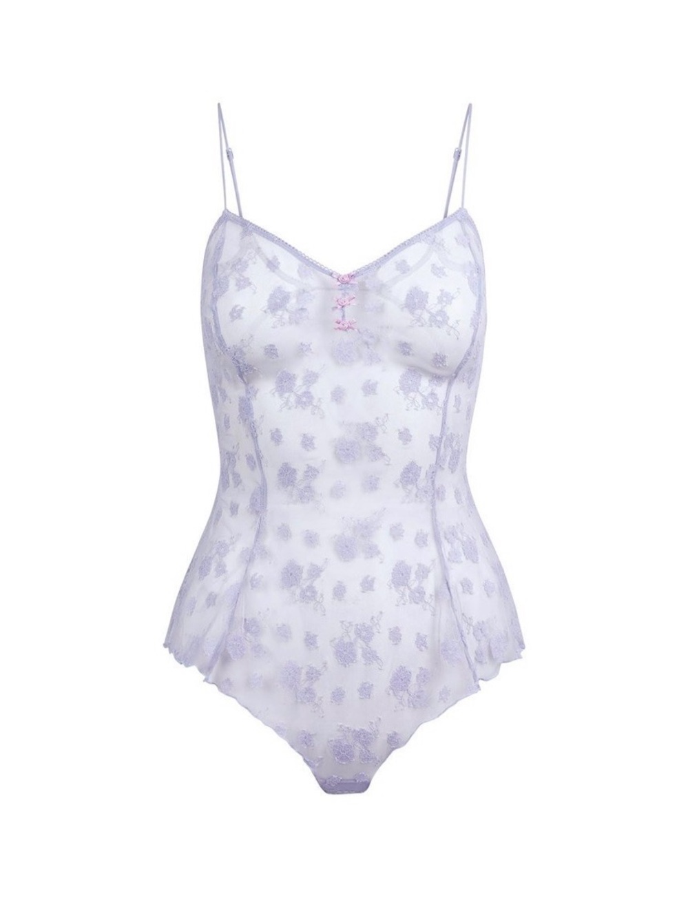 SKIMS Small Lingerie Spring Intimates Sheer Lace Teddy Bodysuit